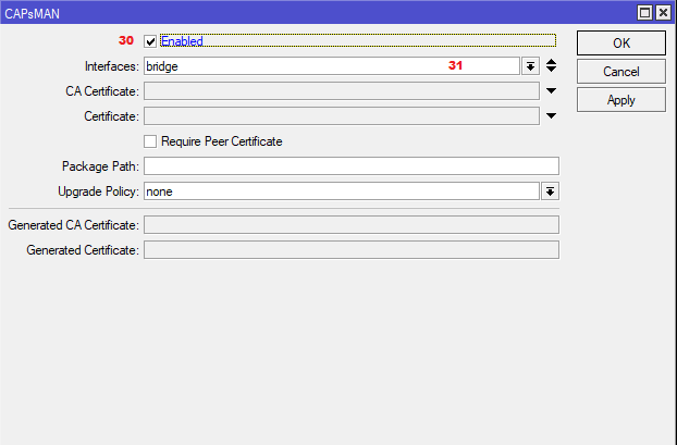 Mikrotik CAPsMAN